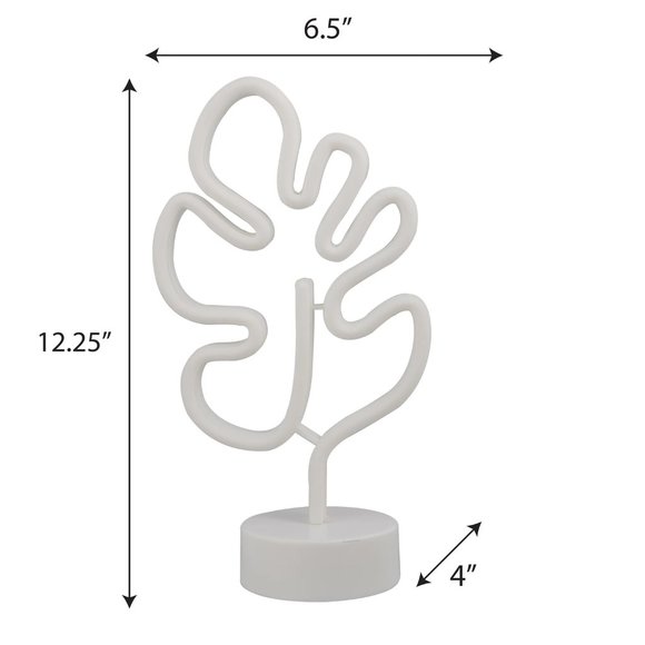 NIB Monstera Leaf Green LED Neon Accent Light Decorative Lamp - Picture 4 of 6